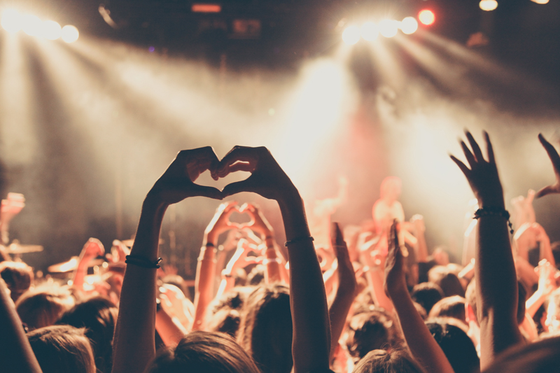 Crowd at a concert