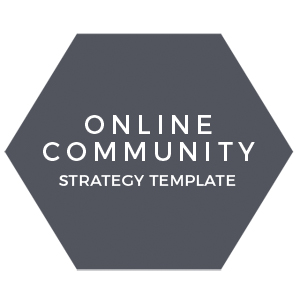 Online community strategy template