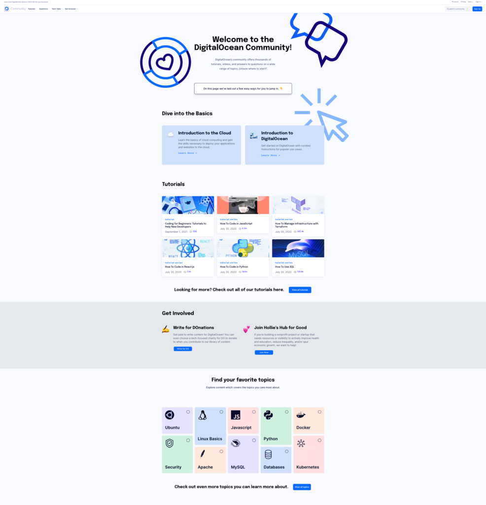 digital ocean community